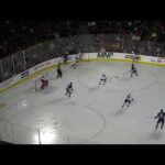 Jeremy Davies of the Rochester Americans scores vs. the Laval Rocket 2/2/24