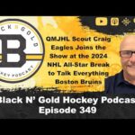 Black N' Gold Hockey Pod Ep. 349 Talking B's at the NHL All-Star Break with QMJHL Scout Craig Eagles