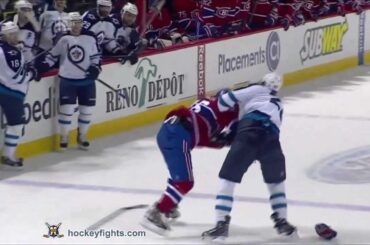 Blake Wheeler vs P.K. Subban Feb 5, 2012