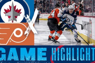 Philadelphia Flyers vs. Winnipeg Jets - Game Highlights