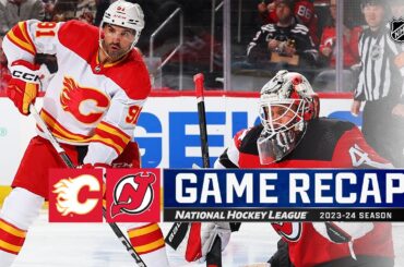 Flames @ Devils 2/8 | NHL Highlights 2024