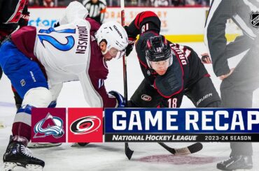 Avalanche @ Hurricanes 2/8 | NHL Highlights 2024