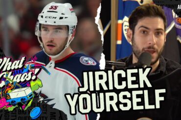 Is David Jiricek being a crybaby over the Blue Jackets sending him to the AHL?