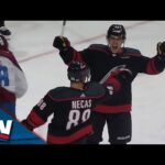 Martin Necas Explodes For A First Period Natural Hat Trick