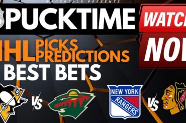 NHL Predictions, Picks & Odds | Penguins vs Wild | Oilers vs Ducks | PuckTime Feb 9