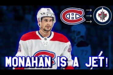 Winnipeg Jets Acquire Sean Monahan From the Montreal Canadiens!! Jets Fan Reaction!!