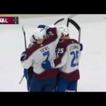 Samuel Girard scores from NEUTRAL ZONE for INSANE goal #avalanche #hurricanes