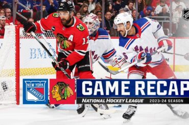 Rangers @ Blackhawks 2/9 | NHL Highlights 2024