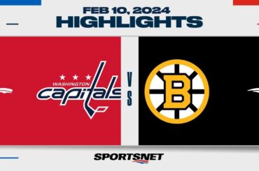 NHL Highlights | Capitals vs. Bruins - February 10, 2024