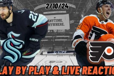 Seattle Kraken vs Philadelphia Flyers Live Reaction | NHL Livestream | Flyers vs Kraken