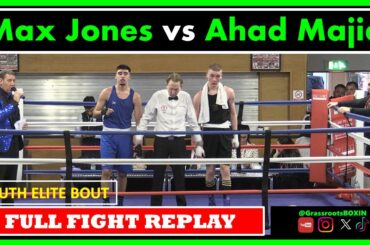 Max Jones vs Ahad Majid (Youth Bout) FULL FIGHT - Guildford City Boxing Club (04/02/24)