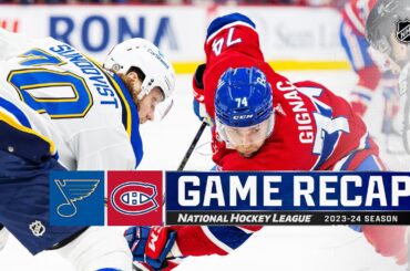 Blues @ Canadiens 2/11 | NHL Highlights 2024