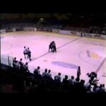 Bruno Cliche vs. Sylvain Plamondon & Marc Lauzon vs. Patrick Vincent QMJHL 5/10/97