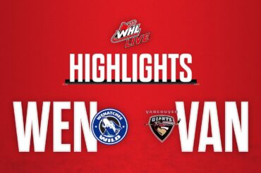 Wenatchee Wild at Vancouver Giants 2/10 | WHL Highlights 2023-24