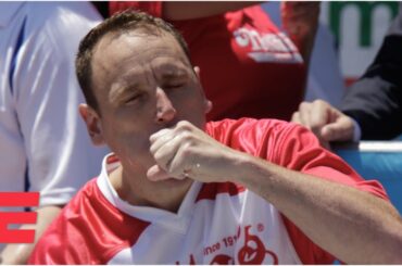 Joey Chestnut eats 71 hot dogs to win Nathan’s Hot Dog Eating Contest for 12th time | ESPN