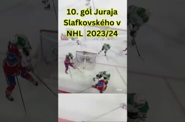 Juraj Slafkovský dal 10. gól v NHL sezóne 2023/24. Bol to jeho 14. gól v NHL #slafkovsky #nhl #hokej