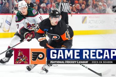 Coyotes @ Flyers 2/12 | NHL Highlights 2024