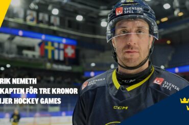 Patrik Nemeth - lagkapten för Tre Kronor i Beijer Hockey Games