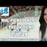 Puck it with Jo of @SportsGrid @SportsGridTV 2/10/24, NHL Picks, Props and Predictions