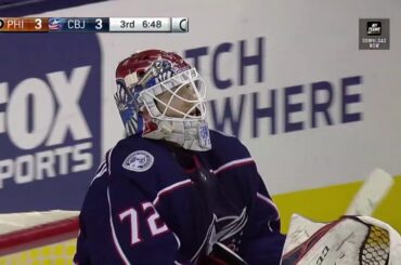 Travis Sanheim's 2nd Goal - Philadelphia Flyers vs Columbus Blue Jackets (2/28/19)