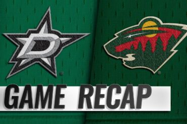 Faksa, Hintz lift Stars to 4-1 win against Wild