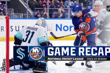 Kraken @ Islanders 2/13 | NHL Highlights 2024