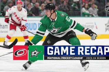 Hurricanes @ Stars 2/13 | NHL Highlights 2024