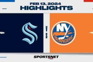 NHL Highlights | Kraken vs. Islanders - February 13, 2024