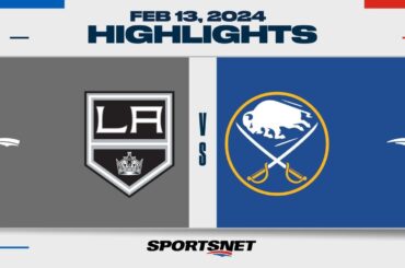 NHL Highlights | Kings vs. Sabres - February 13, 2024