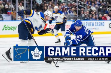 Blues @ Maple Leafs 2/13 | NHL Highlights 2024