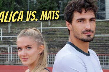 Alica Schmidt vs. Mats Hummels - 400m Race