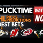 NHL Predictions, Picks & Odds | Lightning vs Bruins | Devils vs Predators | PuckTime Feb 13