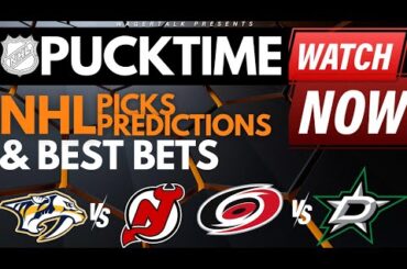 NHL Predictions, Picks & Odds | Lightning vs Bruins | Devils vs Predators | PuckTime Feb 13