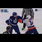 Bo Horvat vs. Simon Benoit NHL fight Feb. 5 2024 Islanders at Maple Leafs Full MSGN feed