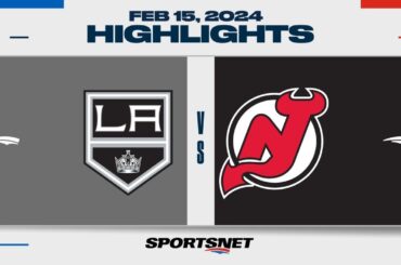 NHL Highlights | Kings vs. Devils - February 15, 2024