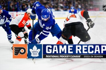 Flyers @ Maple Leafs 2/15 | NHL Highlights 2024