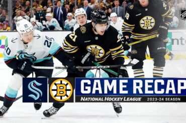 Kraken @ Bruins 2/15 | NHL Highlights 2024