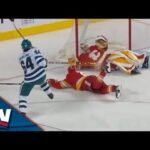 Flames Give Up Two Defensive Zone Turnovers As Sharks Claim The Lead