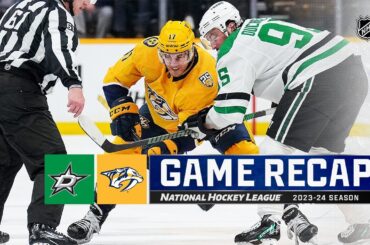 Stars @ Predators 2/15 | NHL Highlights 2024