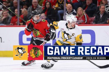 Penguins @ Blackhawks 2/15 | NHL Highlights 2024