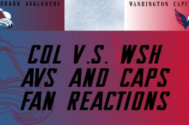 COLORADO AVALANCHE @ WASHINGTON CAPITALS 2/13/24 LIVE FAN REACTIONS!