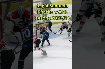 Samuel Kňažko dal 1. gól v AHL sezóne 2023/24 #knazko #ahl #sk #hokej