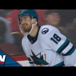 Sharks' Filip Zadina Strikes For Two Goals In 37 Seconds vs. Flames