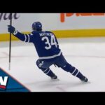Maple Leafs' Auston Matthews Snipes Goal Off Perfect Stretch Pass From Mitch Marner