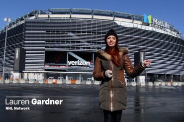 Lauren Gardner Takes Tour of MetLife Stadium! | 2024 NHL Stadium Series