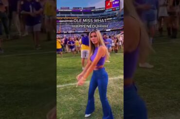 LSU vs Ole Miss #shorts