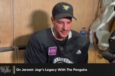 Penguins Players React To Jaromir Jagr Joining Penguins Practice