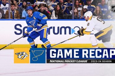 Predators @ Blues 2/17 | NHL Highlights 2024