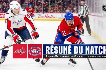 Capitals vs Canadiens | Faits saillants