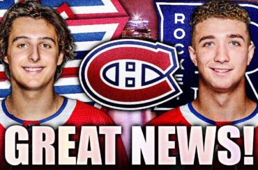 AWESOME HABS UPDATES: DAVID REINBACHER & LOGAN MAILLOUX (Montreal Canadiens News & Top Prospects)